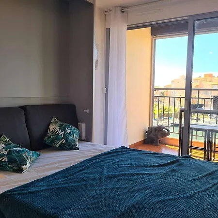 Appartamento Moderne Avec Piscine Et Parking A 200m De La De La Grande Conque, Cap D'agde - Fr-1-249-413